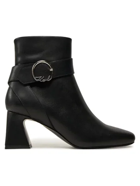 Škornji Karl Lagerfeld črna