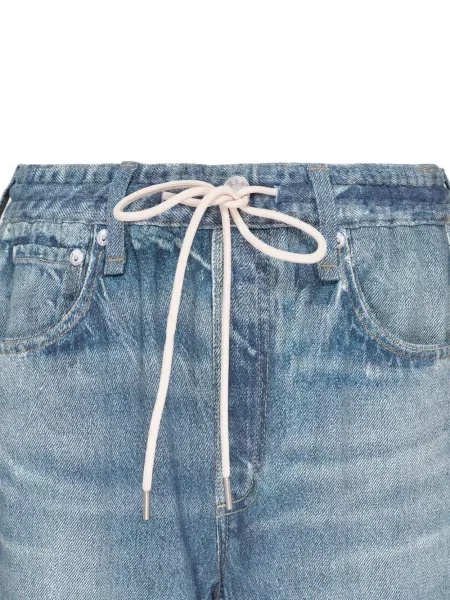 Blugi cu picior larg Rag & Bone cu cordon albastru