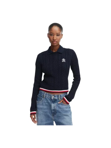 Sweter Tommy Jeans niebieski