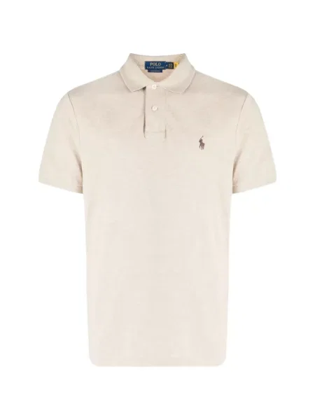 Scurt tricou polo Polo Ralph Lauren cu broderie