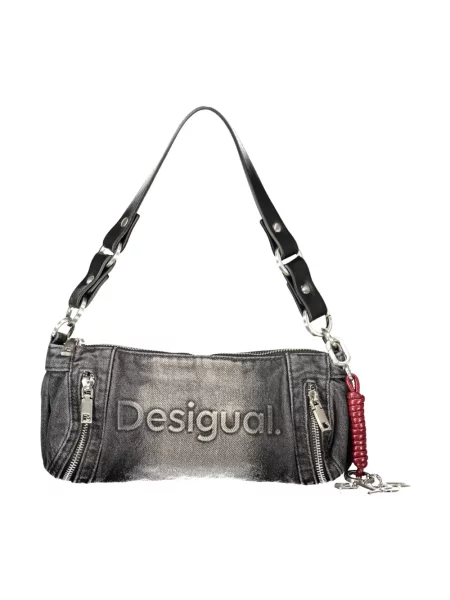 Torebka Desigual z logo czarna