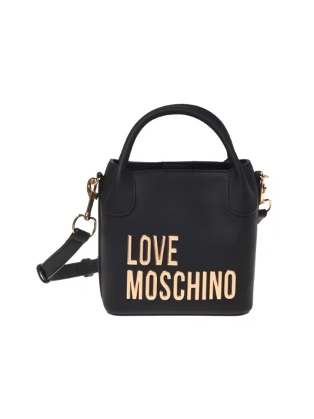 Torebka Love Moschino skórzana czarna
