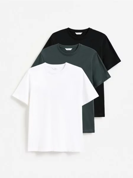 Reserved Tricou clasic 3 bucăți multicolor
