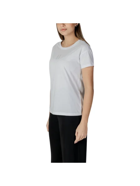 Armani Exchange Tricou | Relaxed fit alb