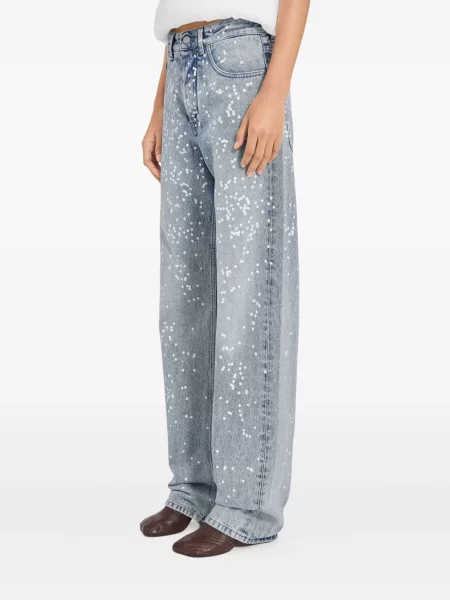 Blugi Mm6 Maison Margiela cu 5 buzunare albastru