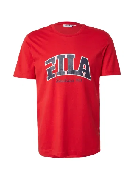FILA Sportiniai marškinėliai LANAKEN raudona / juoda balta