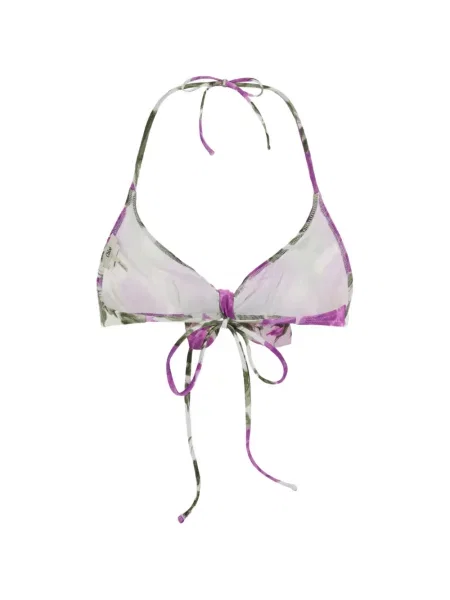 Top Chloé cu model floral cu imagine alb