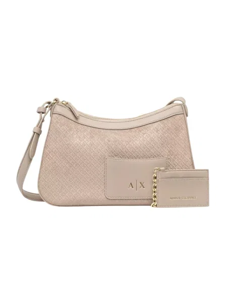 Torebka Armani Exchange beżowa