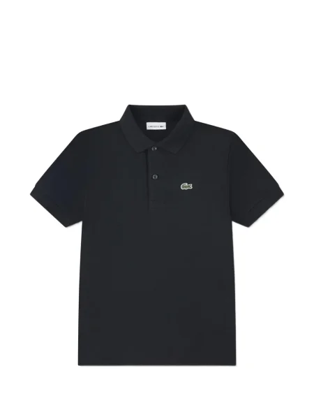 Koszulka polo dziecięca Lacoste czarna