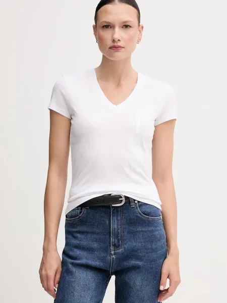 Тениска Armani Exchange дамска бяло