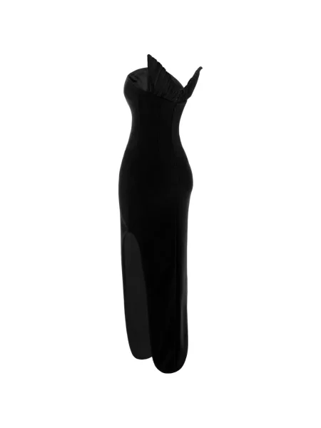 Rochie maxi V:pm Atelier fără bretele negru