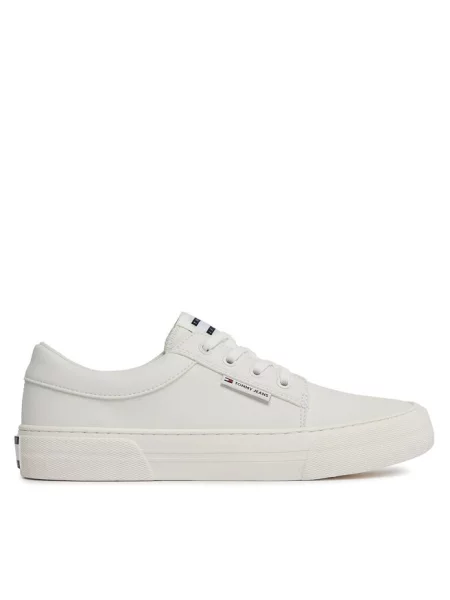 Trampki Tommy Jeans Tjm Vulc. Skate Derby TCR ecru biały