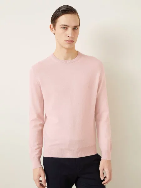 Zegna Kašmírový Svetr růžová