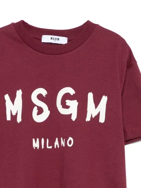 Koszulka dziecięca Msgm czerwona