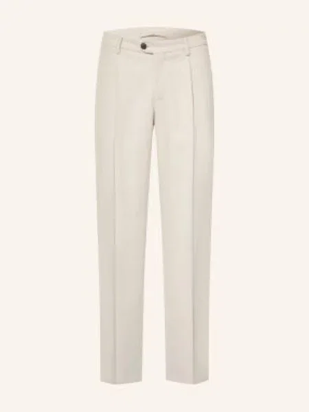 Profuomo Chinosy O Regularnym Kroju beige beżowe