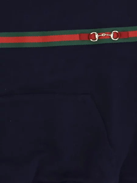 Bluza z kapturem dziecięca Gucci niebieska