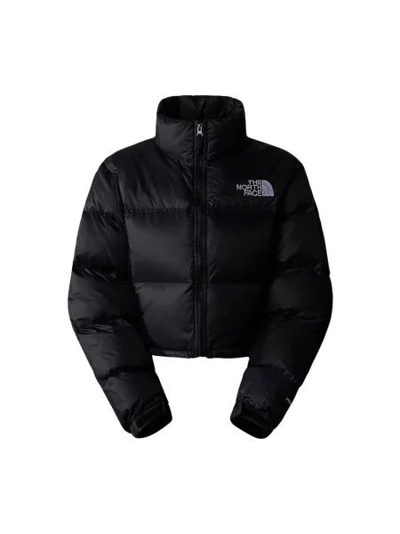 Krótka kurtka puchowa The North Face czarna