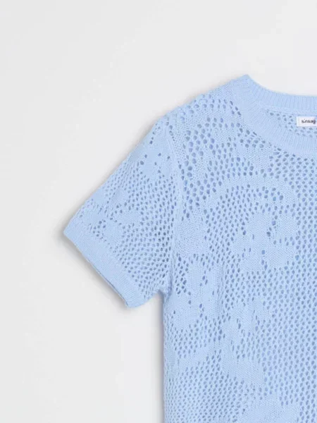 Светр-блузка блакитний