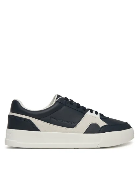 Tommy Hilfiger Sneakers Th Court Craft Mix Bleumarin