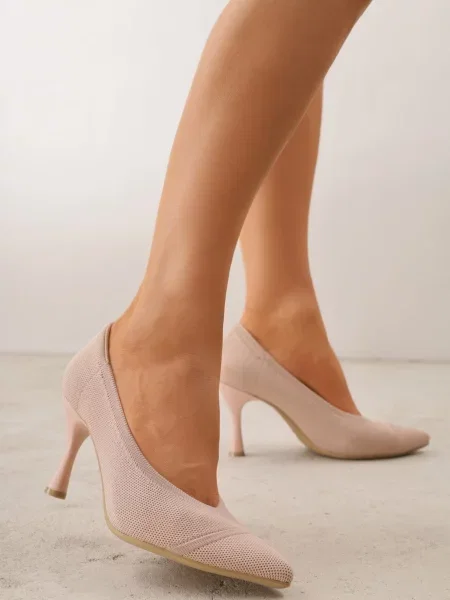 Pantofi stiletto Thene roz