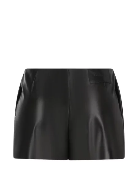 Fustă din piele Balenciaga negru