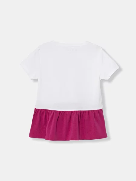 Guess Majica Regular Fit bela