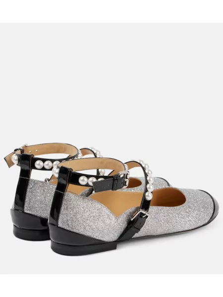 Pantofi cu toc Mach & Mach argintiu