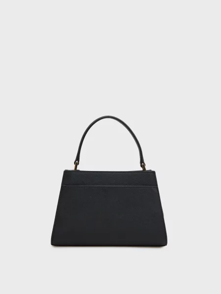 Шкіряна сумка Dkny чорна