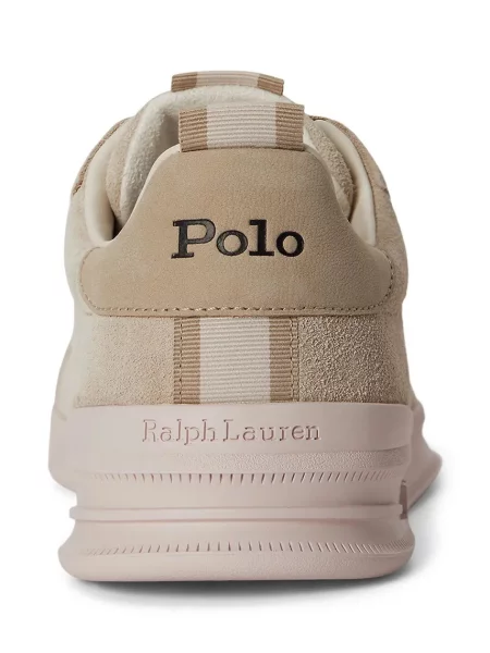 Polo Ralph Lauren Hrt Crt Rib маратонки от велур бежово