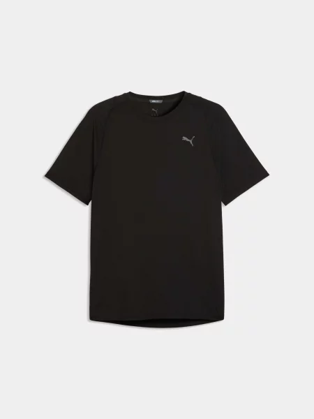 Спортивна футболка PUMA M Pwrmode Tee комбінований верх чорний