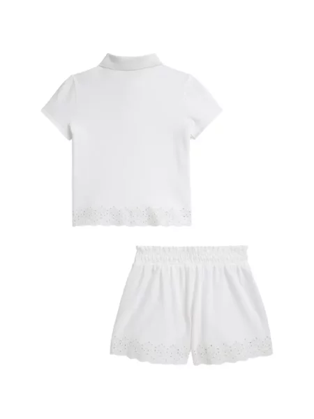 Koszulka polo dziecięca Polo Ralph Lauren biała