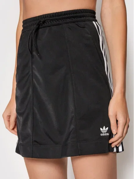 Adidas Fustă mini adicolor Classics Tricot negru