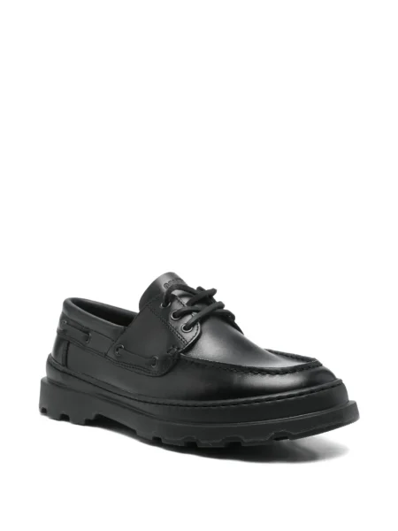 Sneakerși Camper cu șireturi din dantelă negru