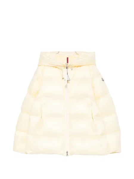 Geacă Moncler cu glugă galben