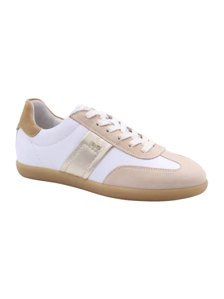 Sneakersy Nerogiardini skórzane beżowe