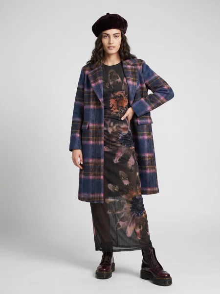 Palton Desigual albastru