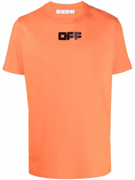 Kratak majica Off-white s printom bijela