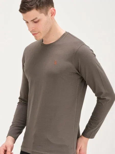 Tricou cu mânecă lungă Dewberry maro