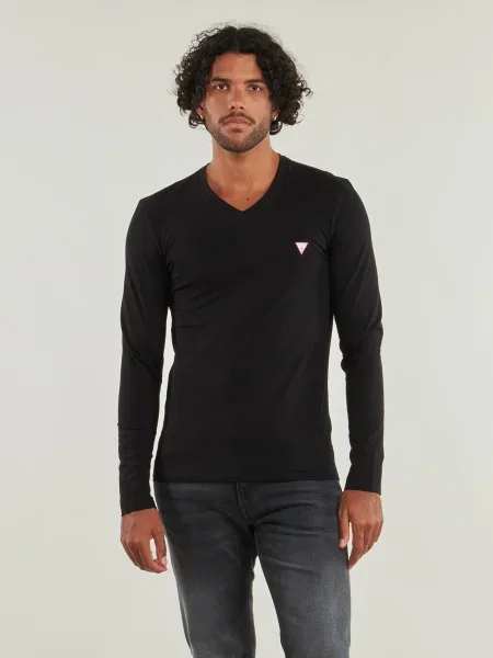 Tricou mânecă lungă Guess negru