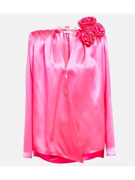 Bluză Magda Butrym de mătase roz