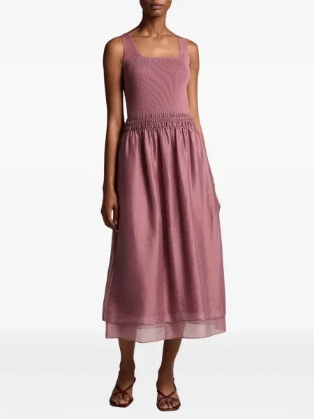 Rochie midi Vince tricotate roz