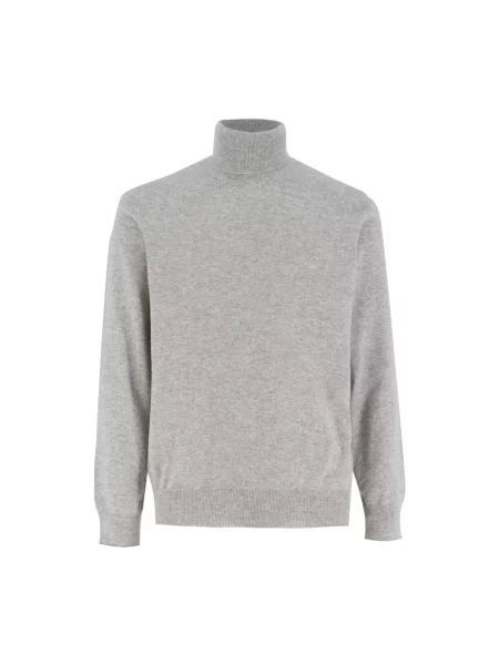 Golf Brunello Cucinelli z kaszmiru szary