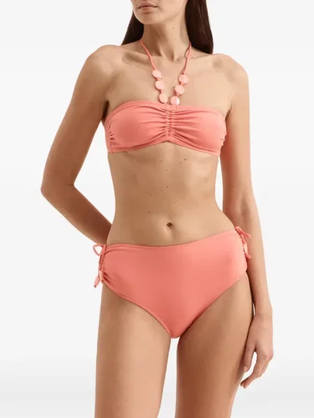 Bikini Eres cu volane roz