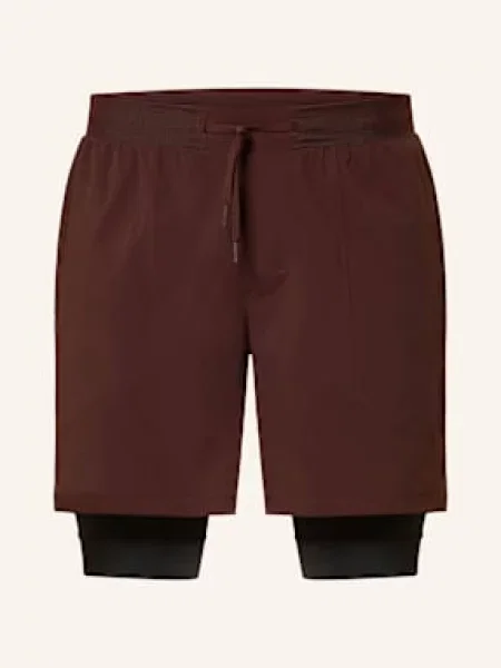 Lululemon Tréninkové Šortky License To Train tmavě červená