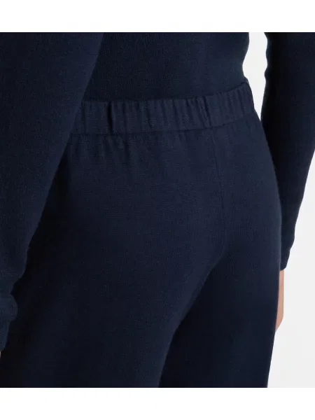 Pantaloni Lisa Yang din cașmir albastru