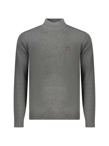 Pulover Norwegian Rain cu autograf gri
