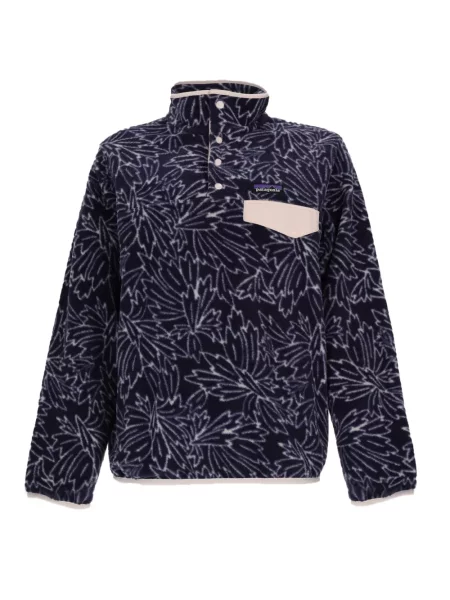 Fleece θραύση πουλόβερ Patagonia μπλε