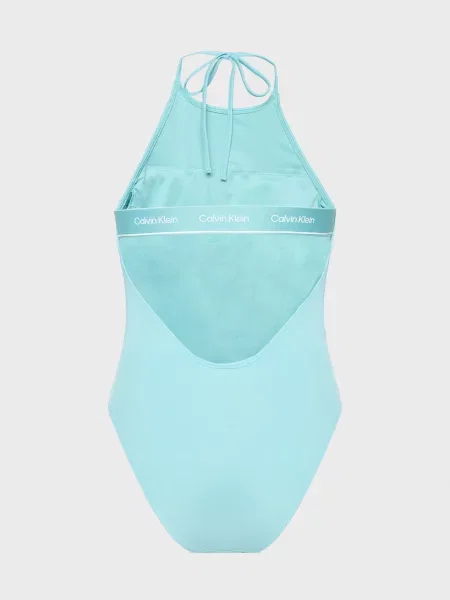 Слитный купальник Calvin Klein с высоким воротником
