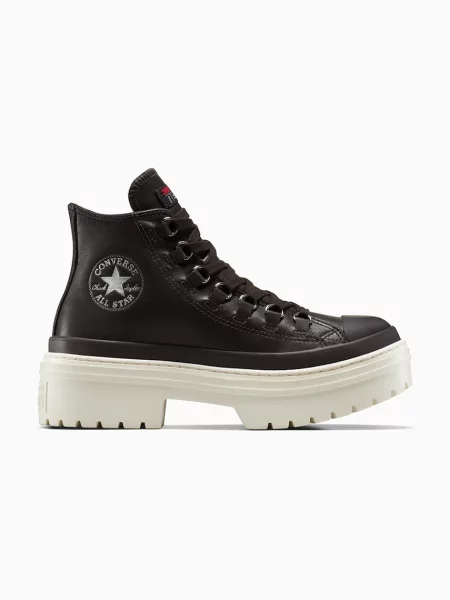 Кожени кецове Converse Chuck Taylor All Star Lugged Heel Cc кафяво