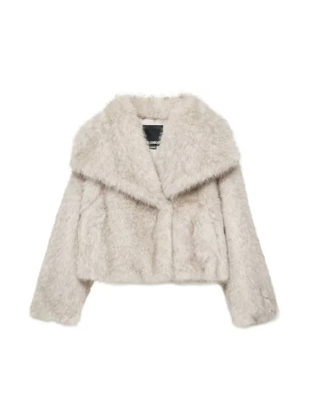 Pull&Bear Zimní kabát režná šedá